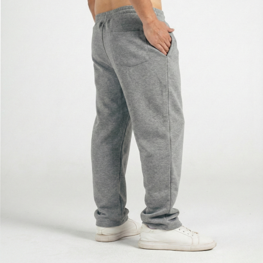 Men’s Sweetpants(Melton) Straight-leg (Heather Gray)