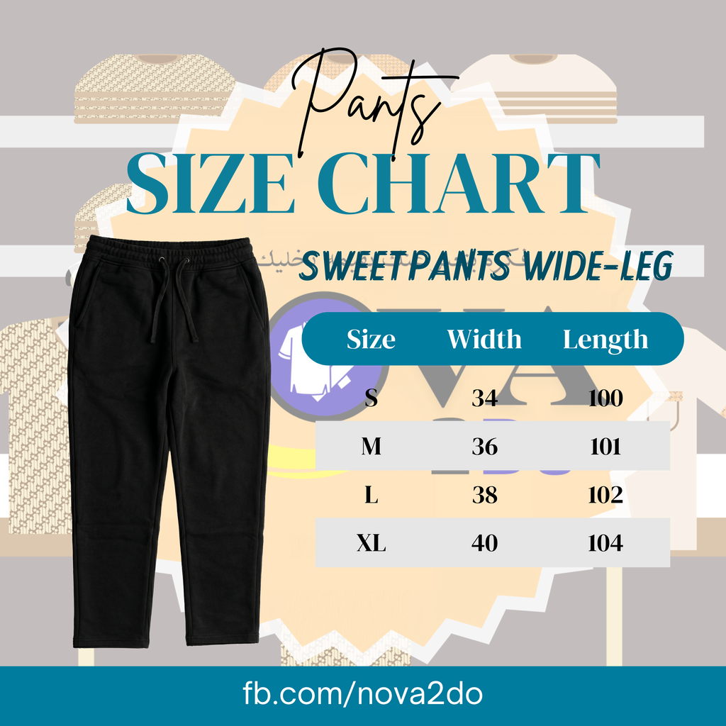 Men’s Sweetpants(Melton) Wide-leg (Brown)