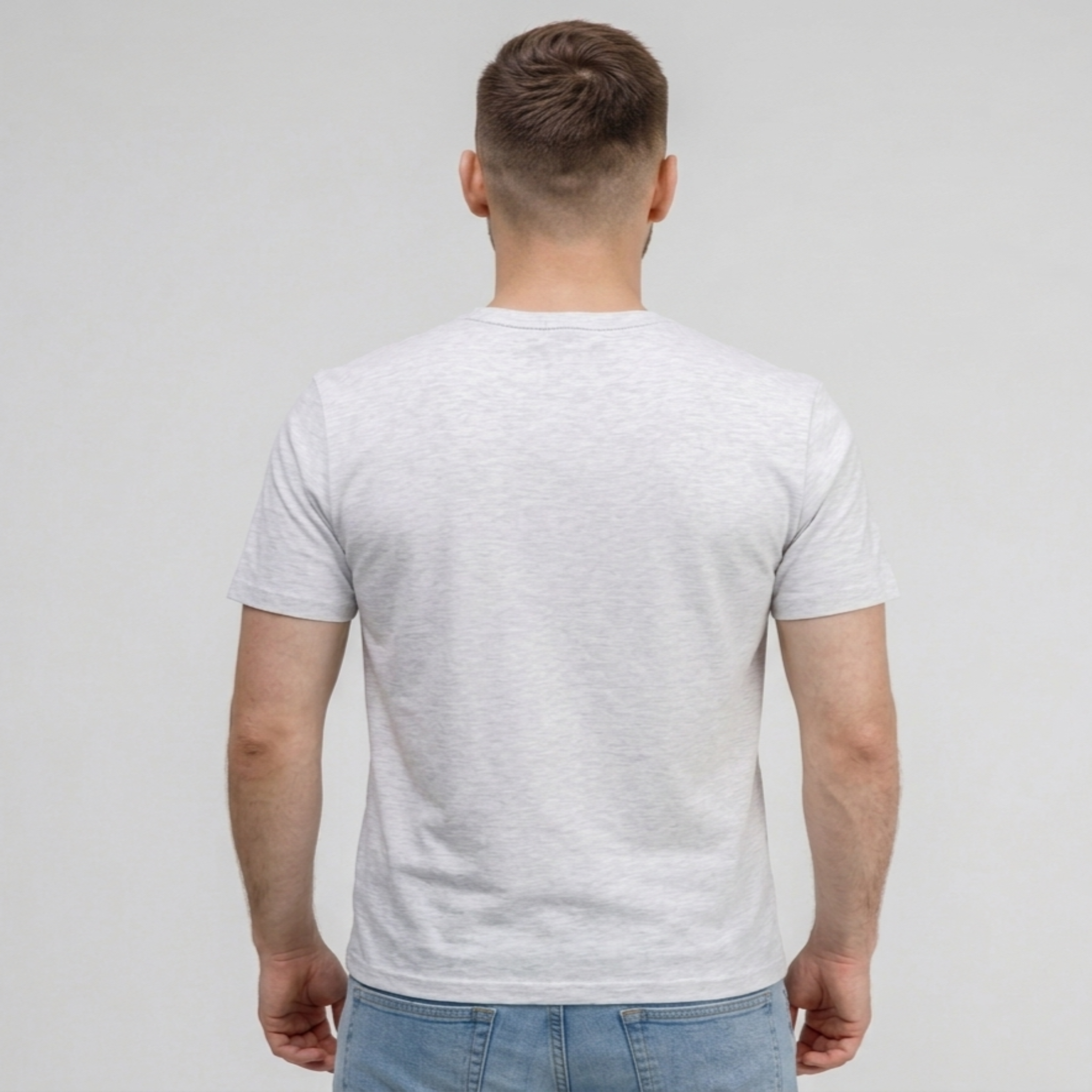 Men’s Regular Fit (Parasola) T-Shirt Short Sleeve (Heather gray)