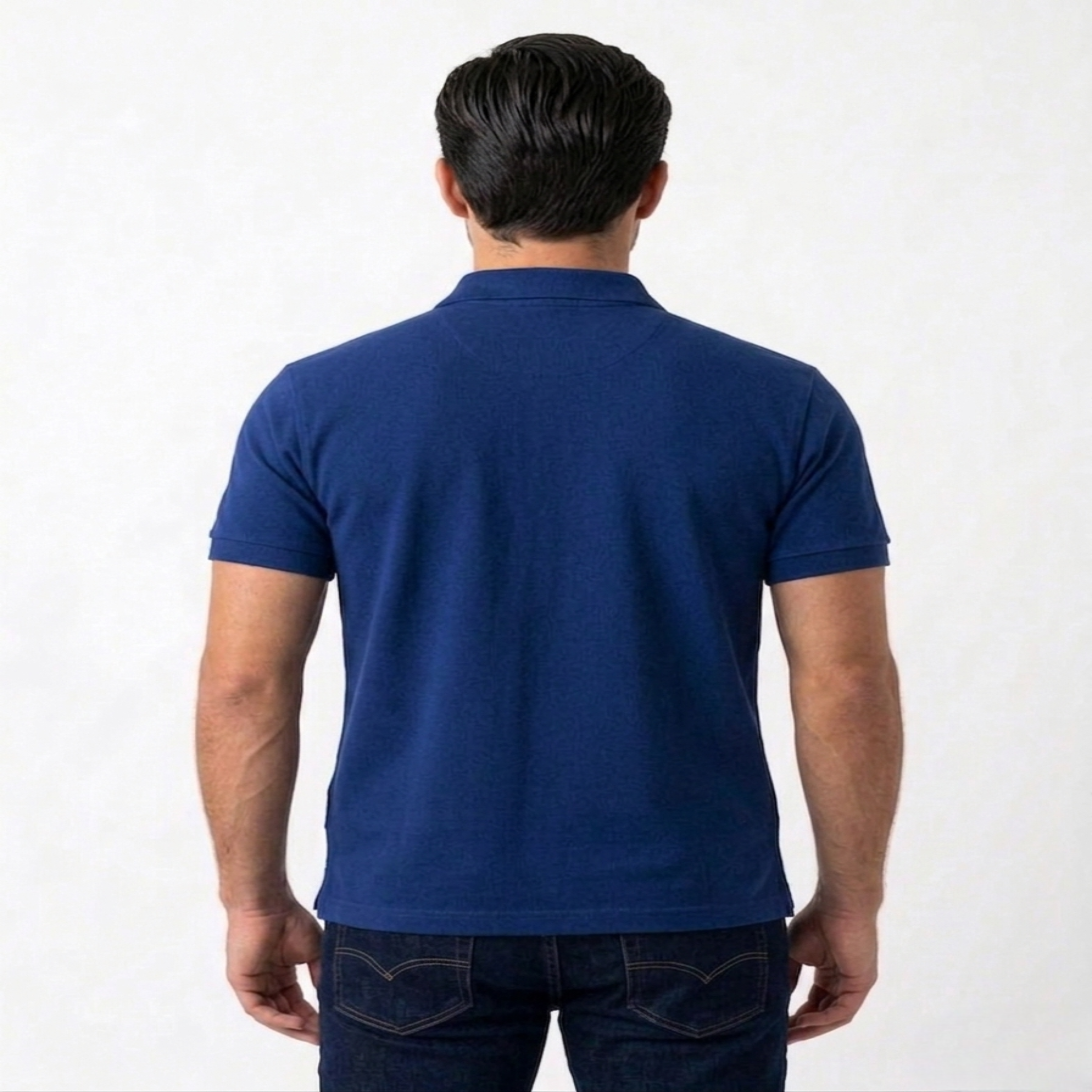 Men’s Regular Fit (Polo) T-Shirt Short Sleeve (Royal Blue)