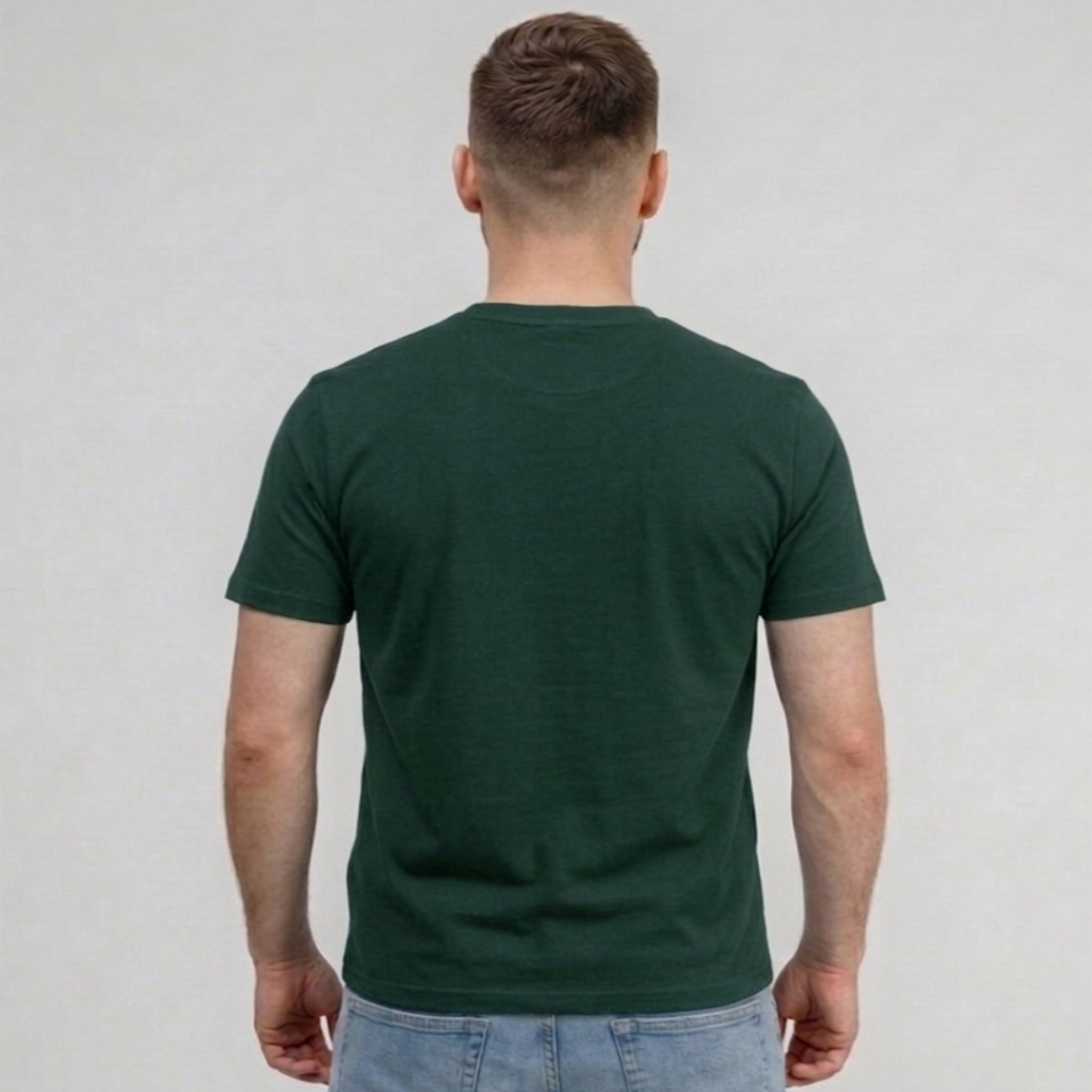 Men’s Regular Fit (Parasola) T-Shirt Short Sleeve (Dark green)