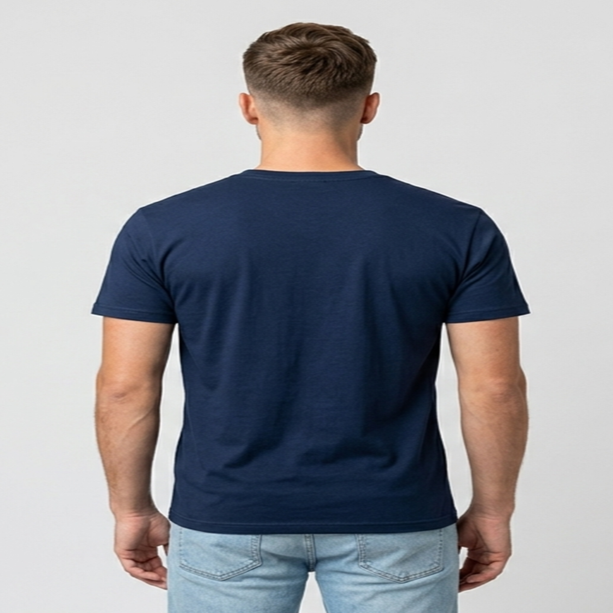 Men’s Regular Fit (Parasola) T-Shirt Short Sleeve (Navy blue)